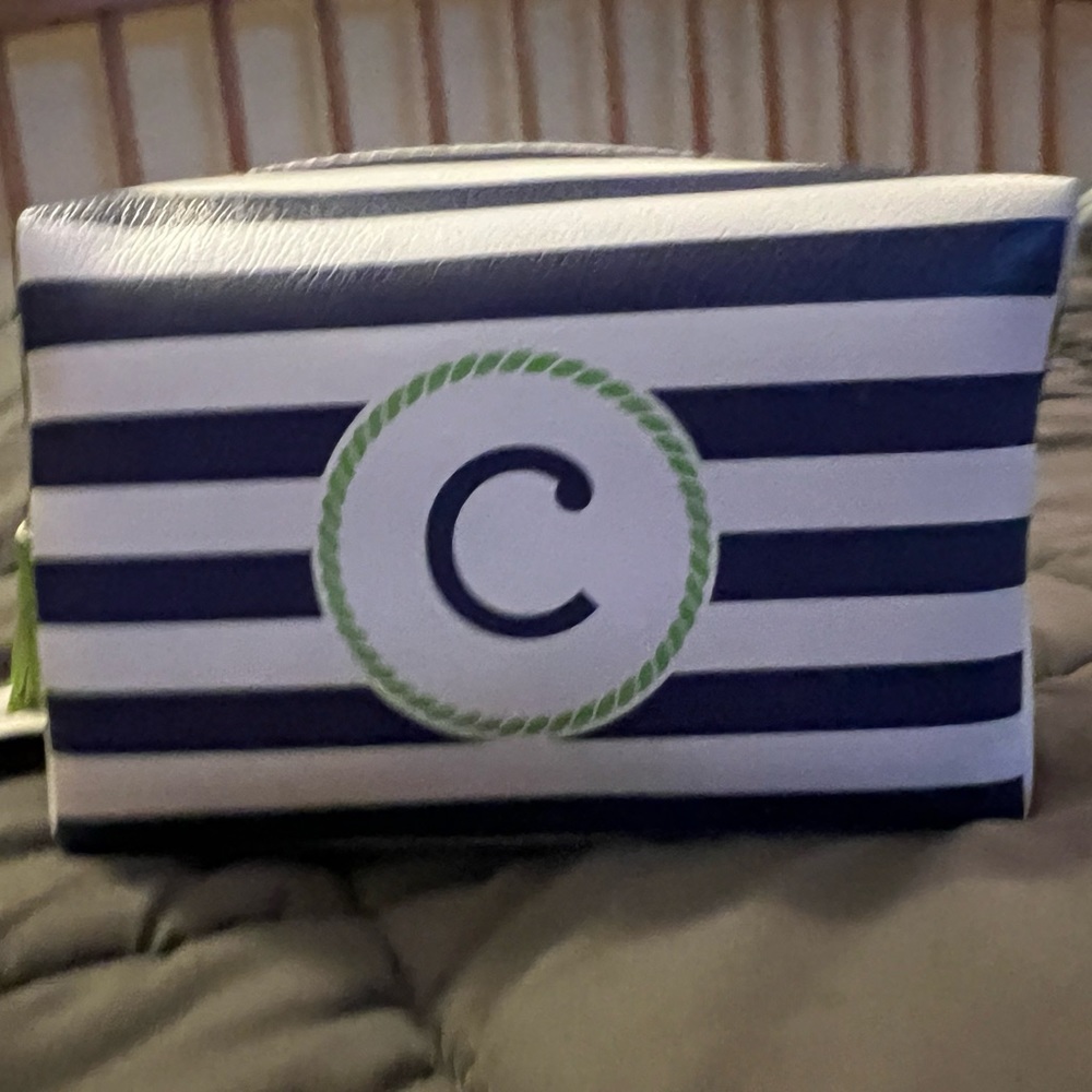 Makeup bag with C